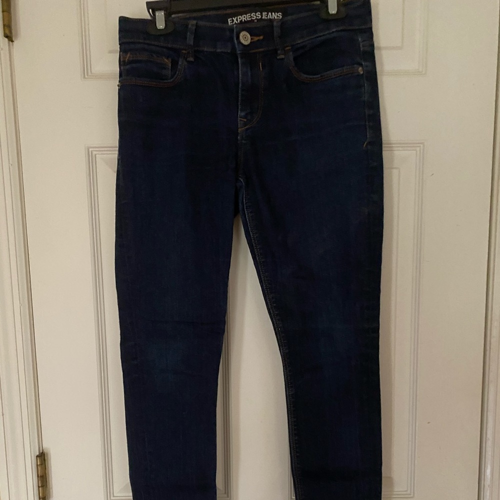 Denim leggings